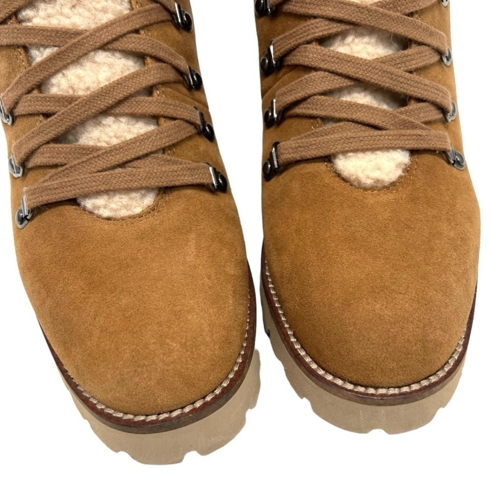 Blondo Devin Camel Suede Waterproof Sherpa Lined Casual Hiking Boots Womens 8 - Picture 6 of 15